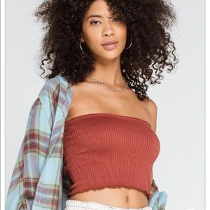 Seamless Smocked Tube Top